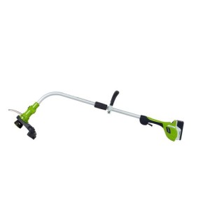 Greenworks 21602 20V Cordless Lithium-Ion 12 in.  Curved Shaft Electric String Trimmer / Edger